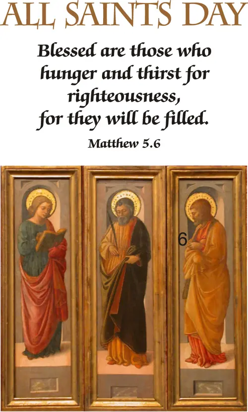 Year A After Pentecost All Saints Day