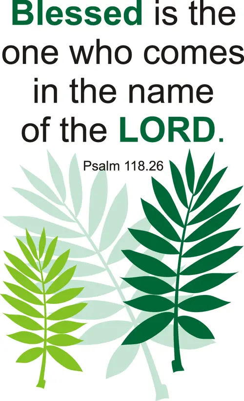 Year B Lent Palm/Passion Sunday