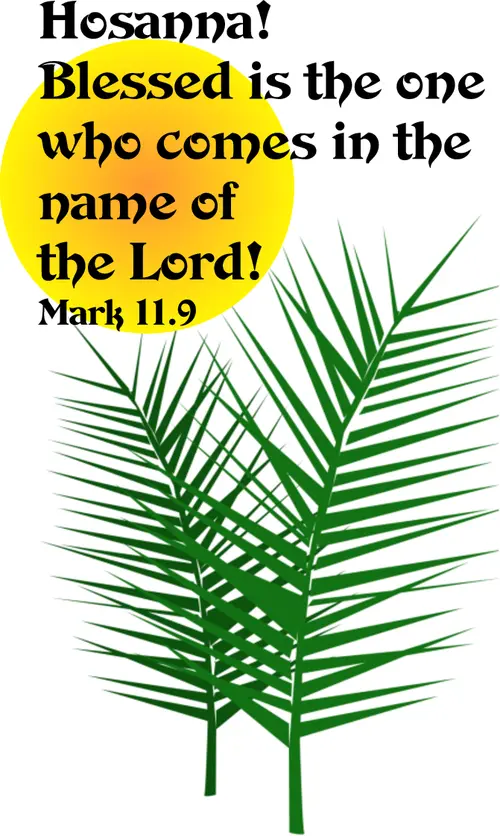 Year B Lent Palm/Passion Sunday