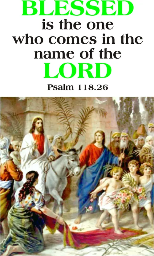 Year B Lent Palm/Passion Sunday