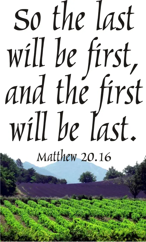 Year A After Pentecost Proper 20