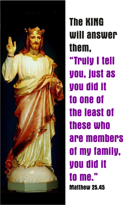 Year A After Pentecost Reign of Christ (Proper 29)