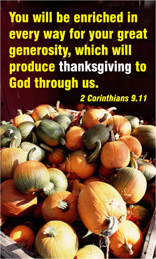 Year A After Pentecost Thanksgiving Day (USA)