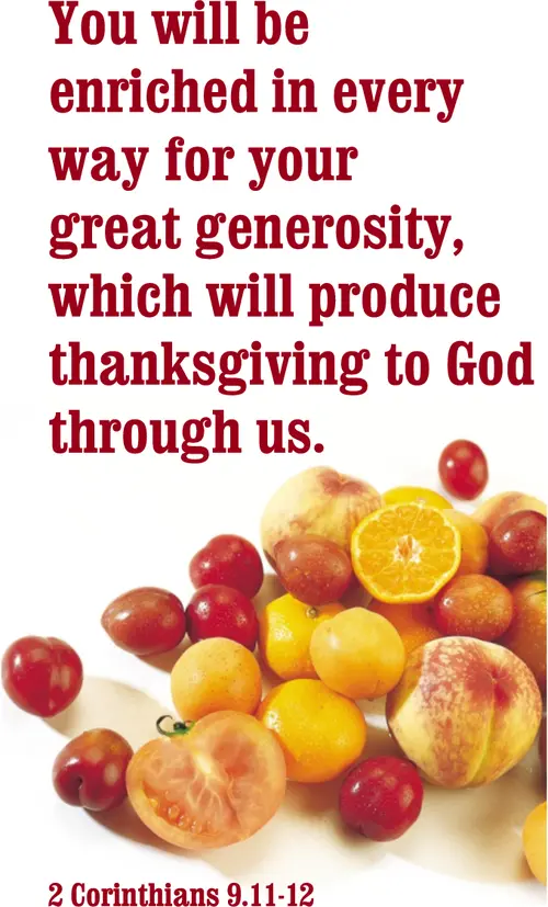 Year A After Pentecost Thanksgiving Day (USA)