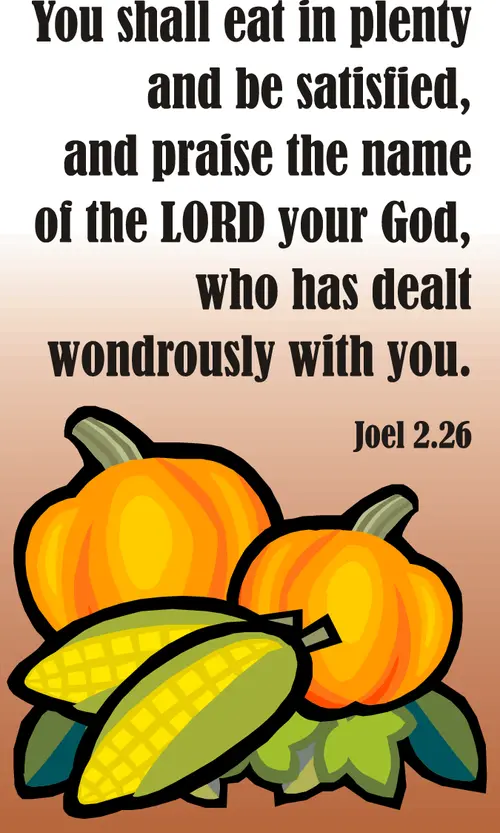 Year B After Pentecost Thanksgiving Day (USA)