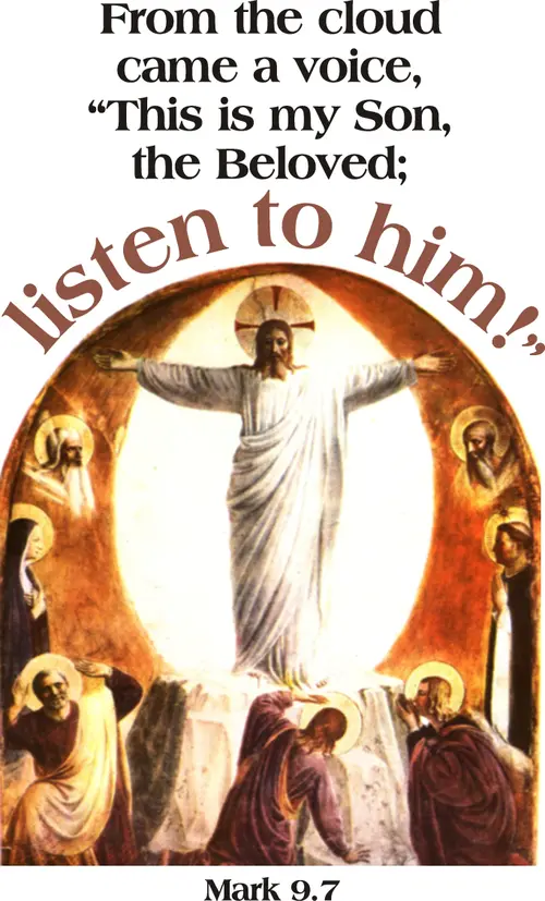 Year B Epiphany Transfiguration Sunday