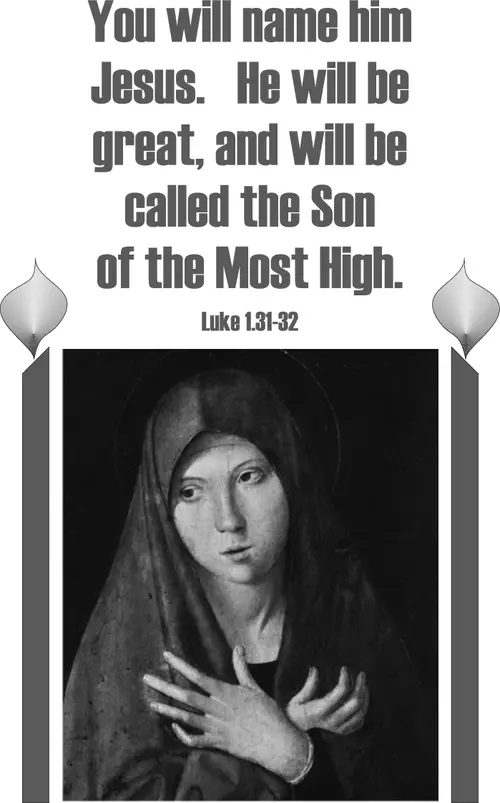 Year B Advent First Sunday (grayscale)