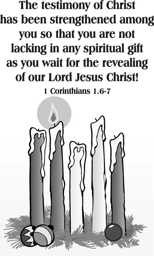 Year B Advent First Sunday (grayscale)