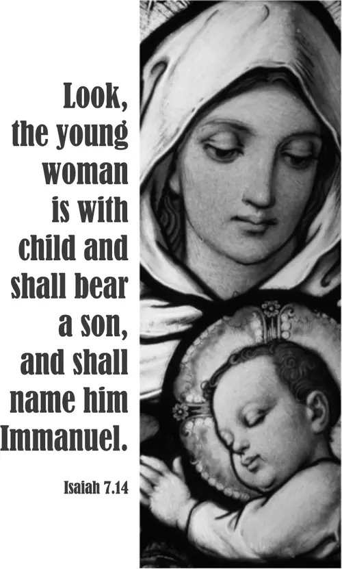 Year A Advent Fourth Sunday (grayscale)