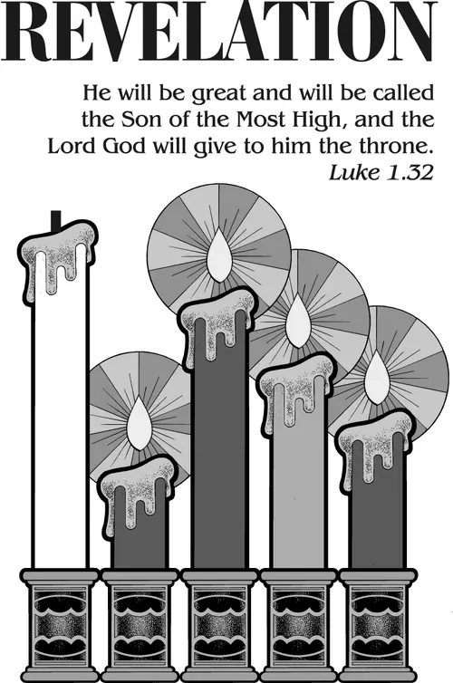 Year B Advent Fourth Sunday (grayscale)