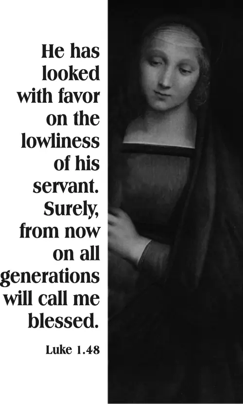 Year C Advent Fourth Sunday (grayscale)