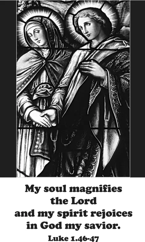 Year C Advent Fourth Sunday (grayscale)