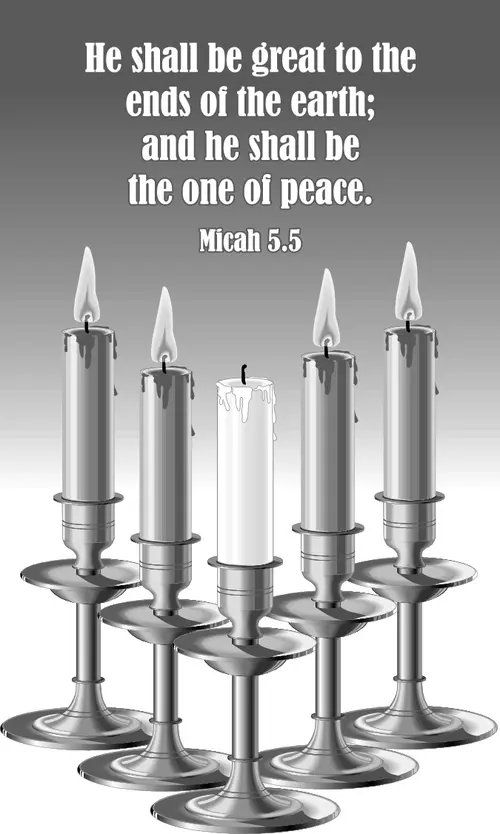 Year C Advent Fourth Sunday (grayscale)