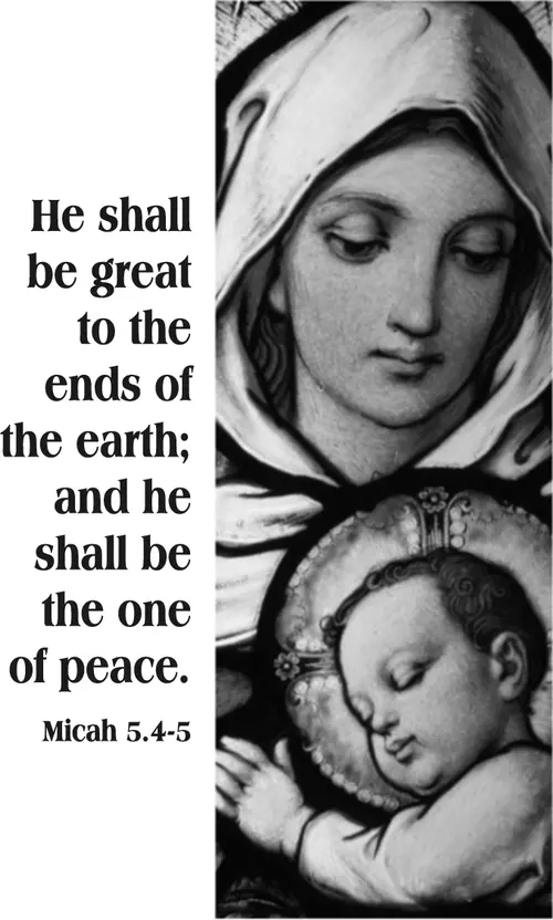 Year C Advent Fourth Sunday (grayscale)