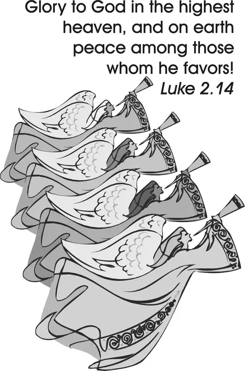 Year B Advent Fourth Sunday (grayscale)