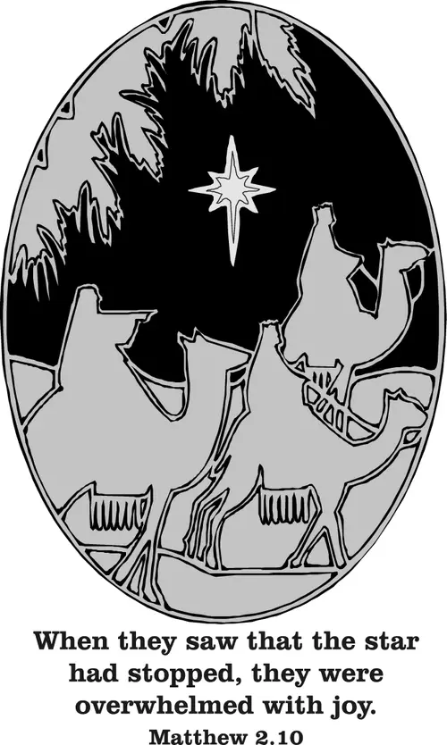 Year C Advent Fourth Sunday (grayscale)