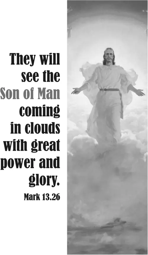 Year B Advent First Sunday (grayscale)