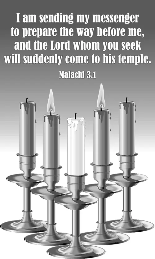 Year C Advent Second Sunday (grayscale)
