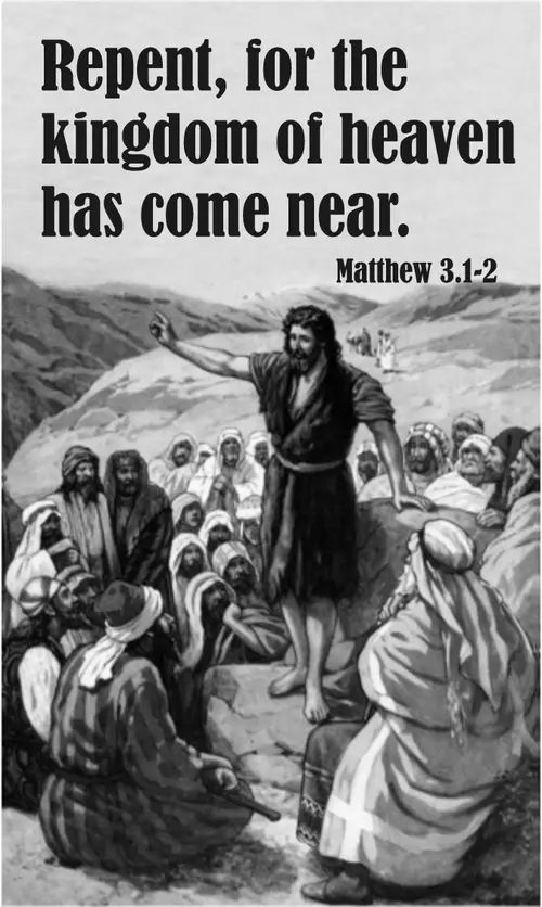 Year A Advent Second Sunday (grayscale)