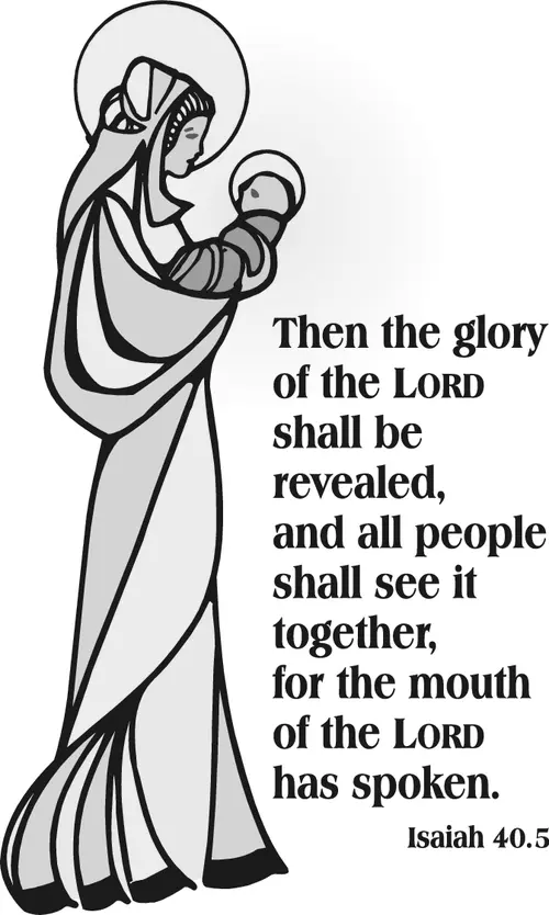 Year B Advent Second Sunday (grayscale)
