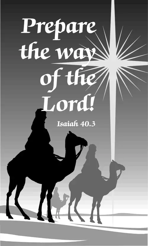 Year B Advent Second Sunday (grayscale)