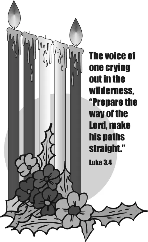 Year C Advent Second Sunday (grayscale)