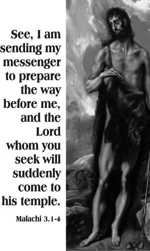 Year C Advent Second Sunday (grayscale)