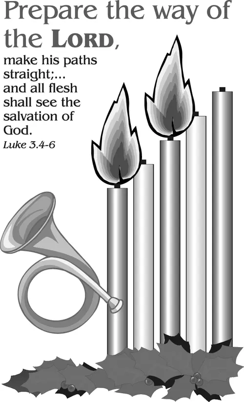 Year C Advent Second Sunday (grayscale)