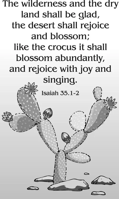 Year A Advent Third Sunday (grayscale)