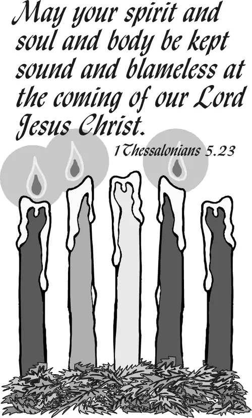 Year B Advent Third Sunday (grayscale)