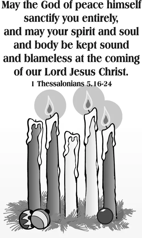 Year B Advent Third Sunday (grayscale)