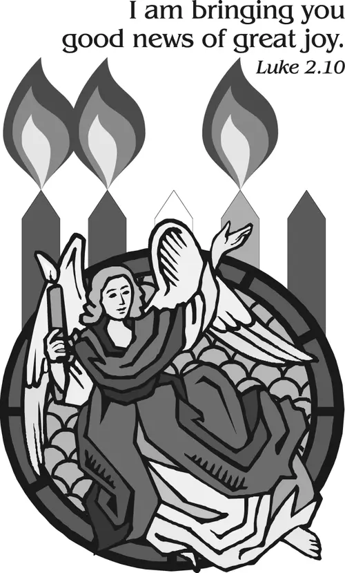 Year A Advent Third Sunday (grayscale)