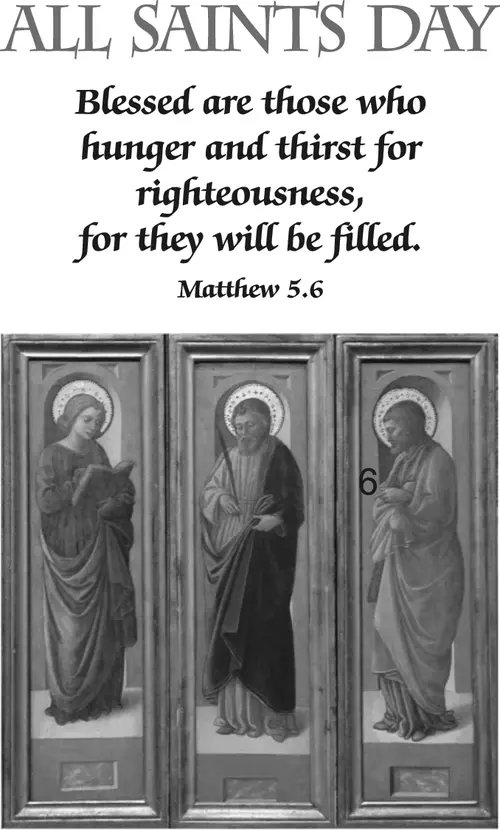 Year A After Pentecost All Saints Day (grayscale)