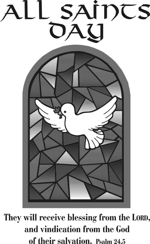 Year B After Pentecost All Saints Day (grayscale)