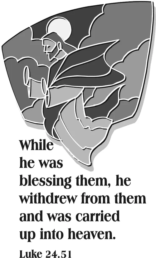 Year A Easter Ascension Day (grayscale)