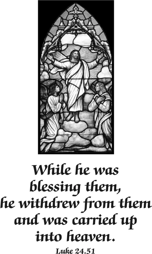 Year A Easter Ascension Day (grayscale)