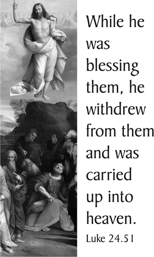 Year A Easter Ascension Day (grayscale)