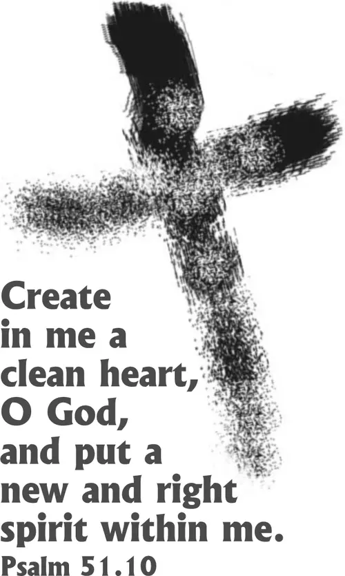 Year A Lent Ash Wednesday (grayscale)