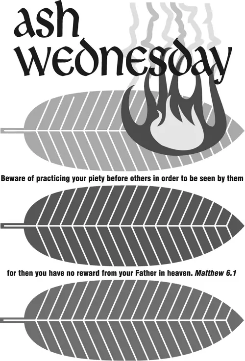Year B Lent Ash Wednesday (grayscale)