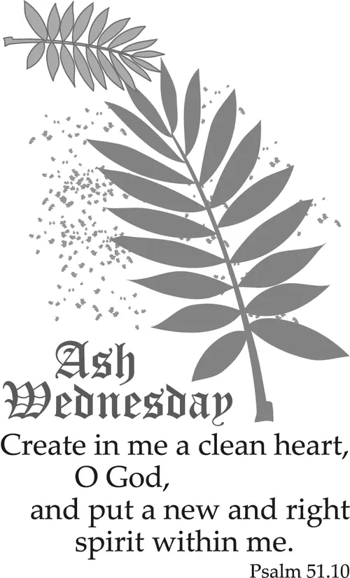 Year C Lent Ash Wednesday (grayscale)