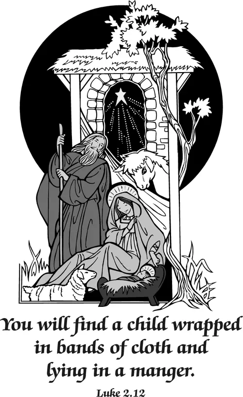 Year B Christmas Christmas Eve/Day (grayscale)
