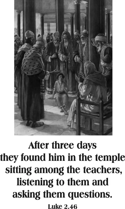 Year C Christmas First Sunday After Christmas (grayscale)
