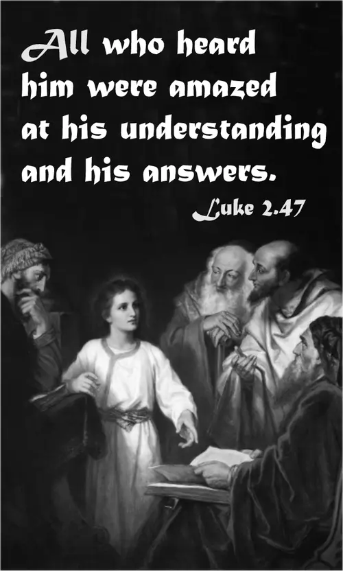 Year C Christmas First Sunday After Christmas (grayscale)