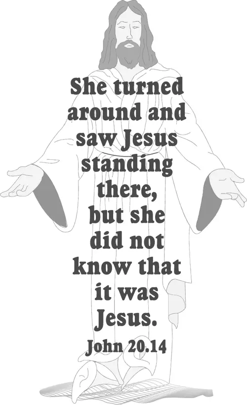 Year A Easter Easter Sunday (grayscale)