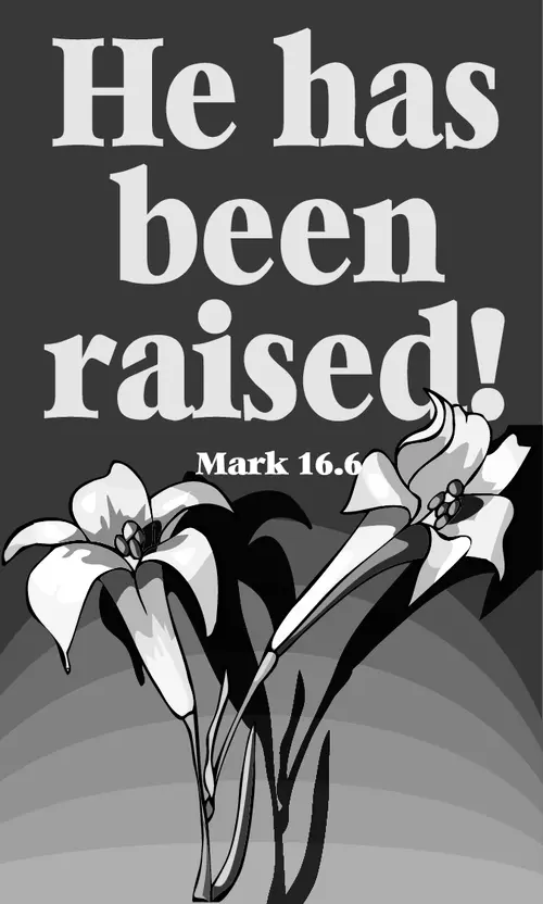 Year B Easter Easter Sunday (grayscale)