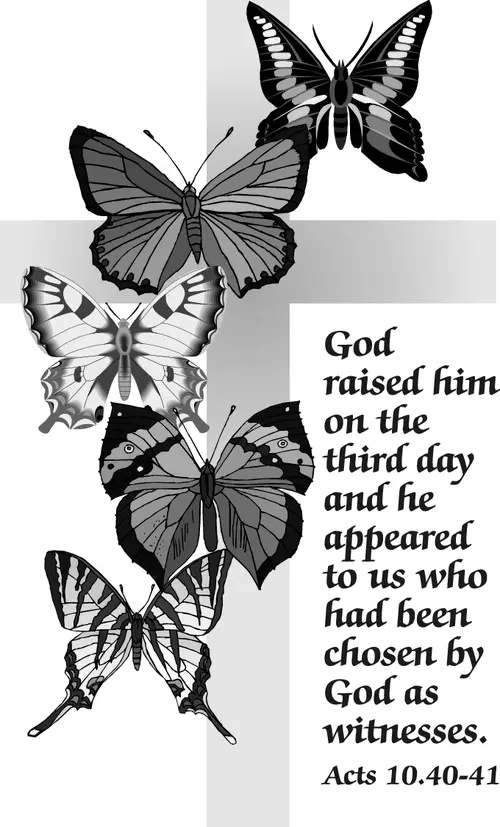 Year B Easter Easter Sunday (grayscale)