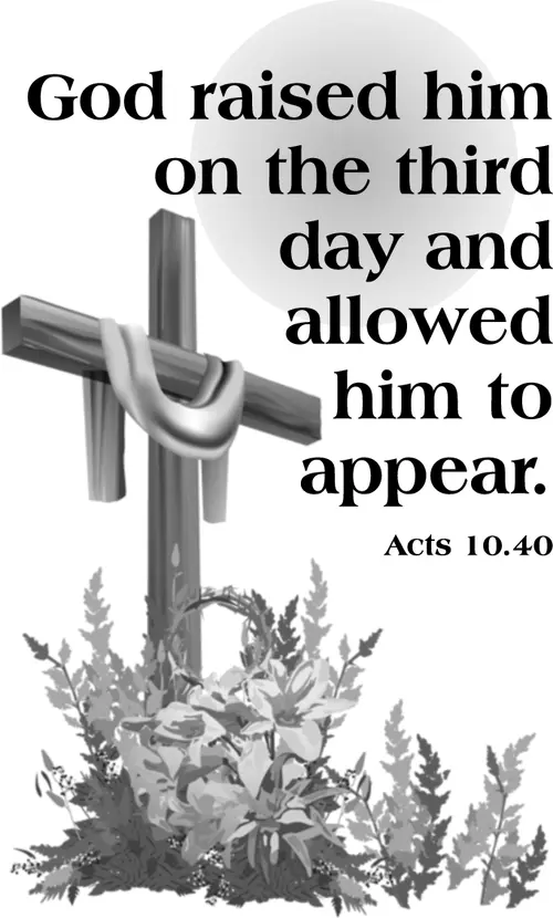 Year B Easter Easter Sunday (grayscale)