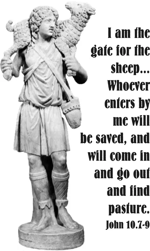 Year A Easter Fourth Sunday (grayscale)