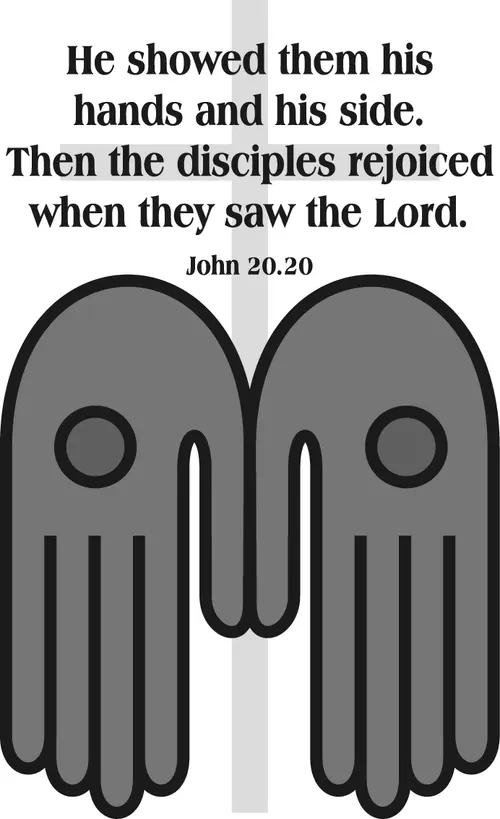 Year A Easter Second Sunday (grayscale)