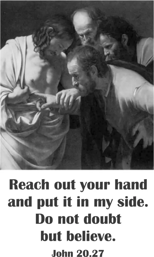 Year A Easter Second Sunday (grayscale)